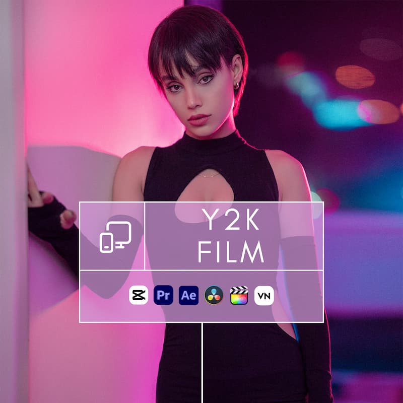 Y2K Film Look Video LUTs
Flash Pop. Cool Hues. Nostalgic Vibes.