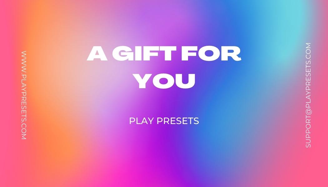Play Presets Gift Card Play Presets