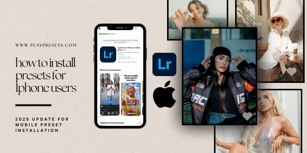 Step-by-step guide to installing and using Lightroom Mobile presets on iPhone for professional photo editing.