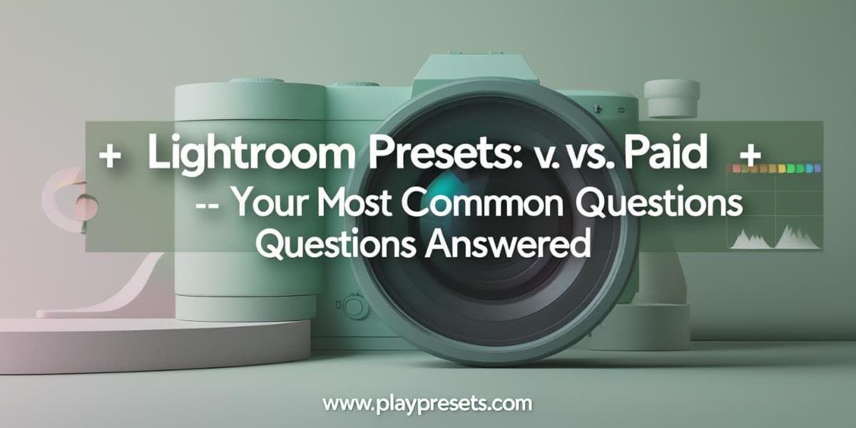 Lightroom Presets: Free vs. Paid — Your Most Common Questions Answered