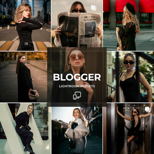 Blogger Lightroom Preset
 Elevate your Instagram feed with dark,