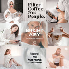 Styled with Bright and Airy Lightroom Presets – hover preview showing overlay tone.