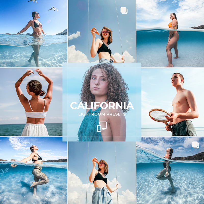 Styled with California Lightroom Presets – hover preview showing overlay tone.