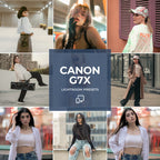 Tailored for Canon G7X creators, this collection fixes common color and tone issues seen with compact cameras.