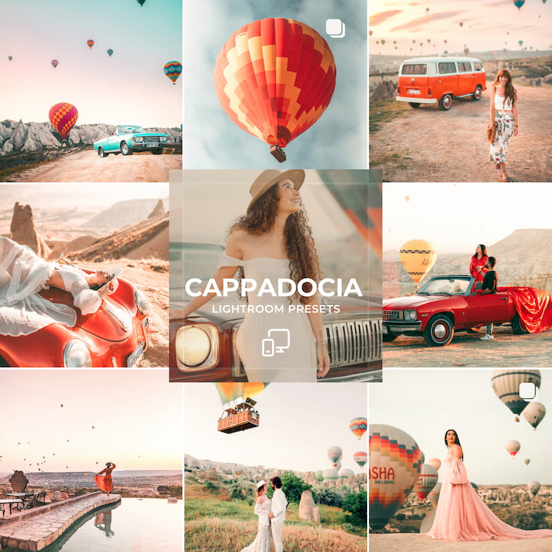 Cappadocia Preset Collection
Orange-Teal Magic &amp; Washed Vibes for Wanderlust Feeds