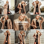 Styled with Caramel Lightroom Presets – hover preview showing overlay tone.