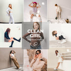 Clean Girl Preset Collection Soft Glow and Natural Skin Tones for a Fresh, Polished Aesthetic