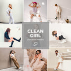 Achieve that effortlessly fresh, polished look with our Clean Girl Presets. Inspired by natural beauty, soft glow, and minimal makeup aesthetics, this collection enhances skin tones with brightness, soft contrast, and subtle warmth