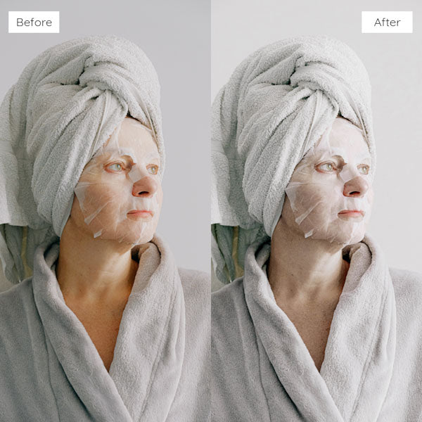 Before and after using Lightroom Presets to add warmth and richness to an image.