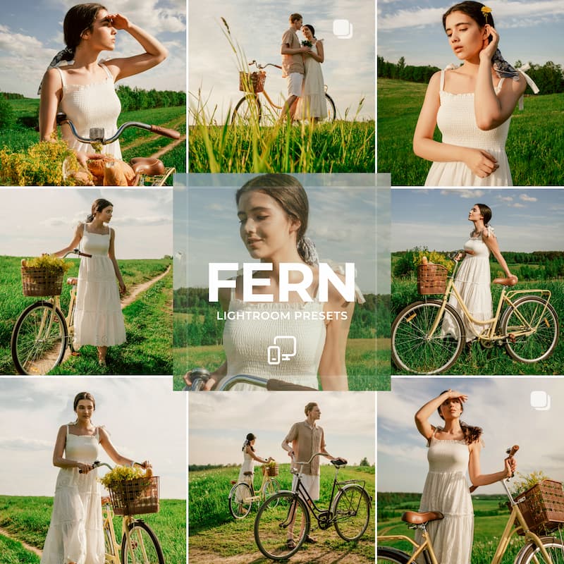 Styled with Fern Lightroom Presets – hover preview showing overlay tone.