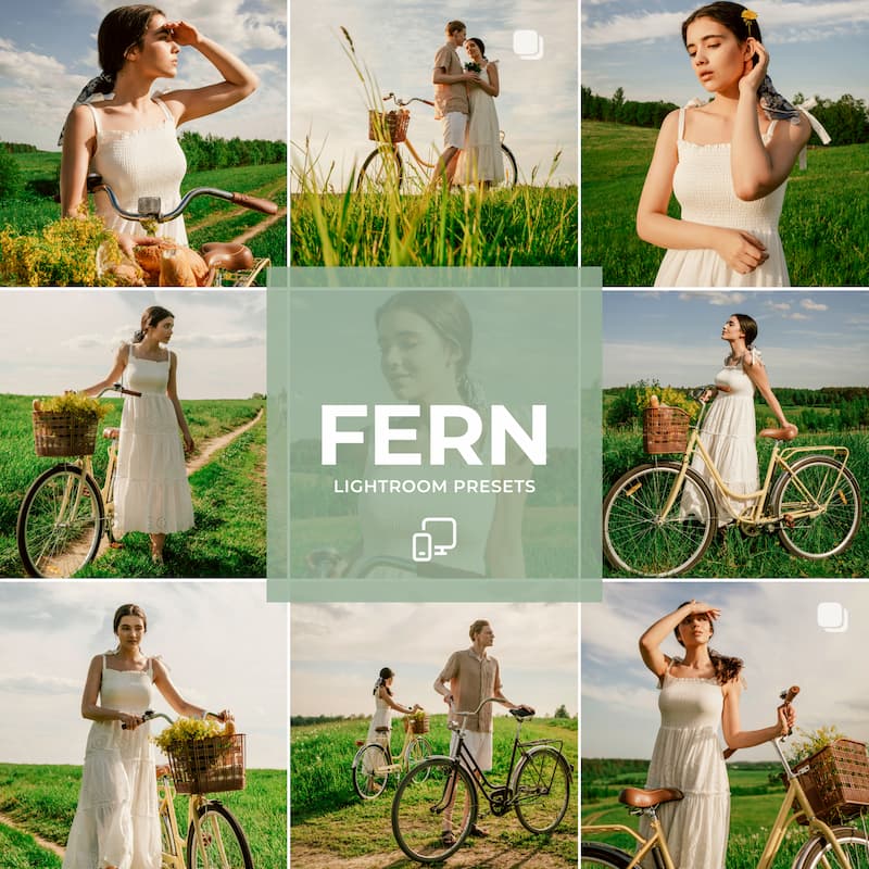 Transform your photos with the Fern Preset Collection — 10 expertly crafted Lightroom presets that bring out vibrant greens, natural tones, and a crisp, earthy aesthetic.