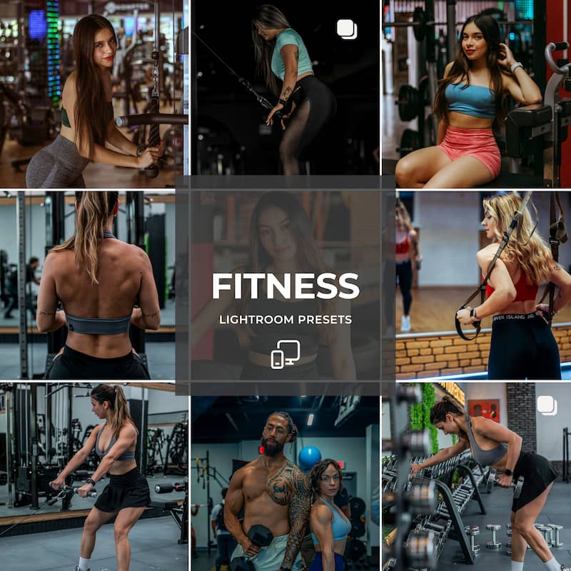 Highlight your strength, energy, and movement with the Fitness Preset Collection