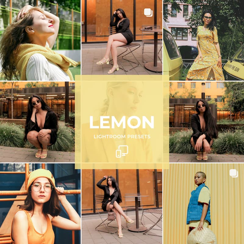 Say goodbye to harsh yellows and hello to light, airy perfection with the Lemon Preset Collection.