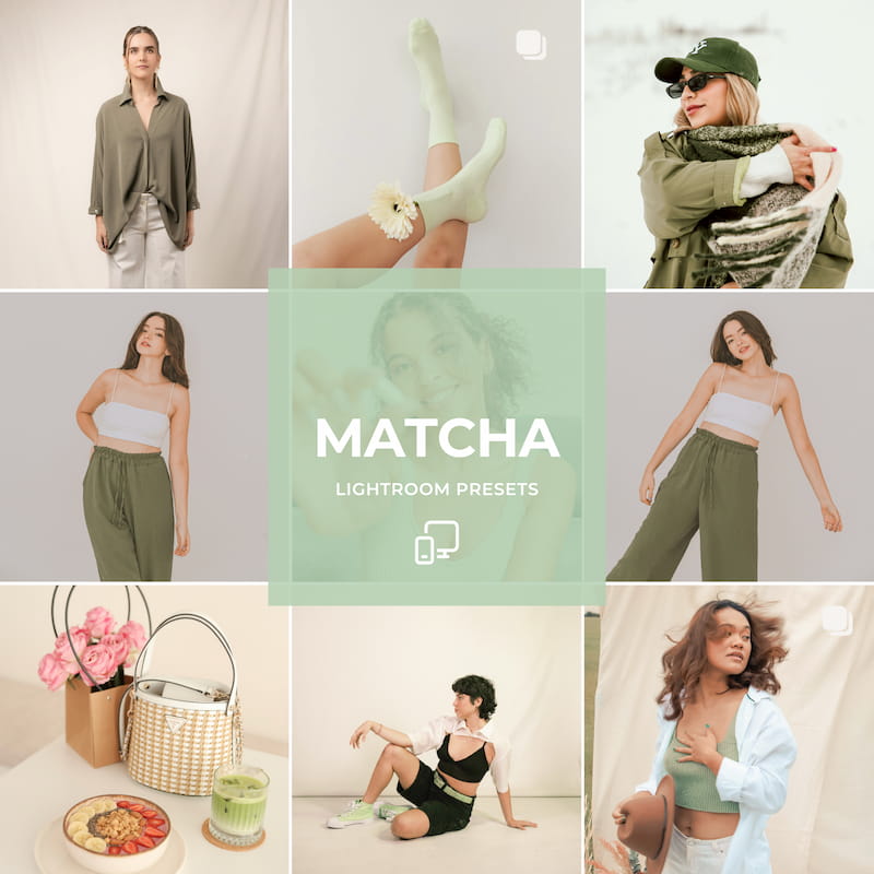 Bring a fresh, earthy mood to your photos with the Matcha Presets. Designed to highlight soft greens, creamy whites, and natural skin tones, this collection adds a calm, organic glow to your edits — without overpowering your content.