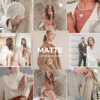 Styled with Matte Lightroom Presets – hover preview showing overlay tone.