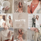 Matte Lightroom Presets Collection brings a timeless, cinematic touch to your photos — with soft shadows, muted highlights, and a faded, film-inspired aesthetic.