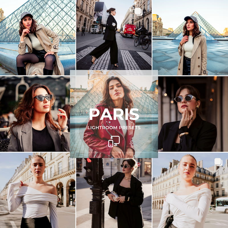 Styled with Paris Lightroom Presets – hover preview showing overlay tone.