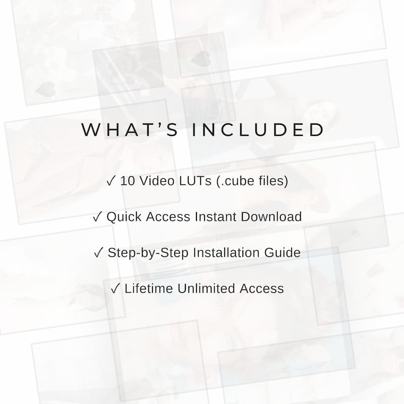 Best Selling Video LUTs By Play Presets