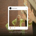 Person in a bright green jacket with another hand reaching out, against a brick wall. Enhanced With Matcha Lightroom Presets