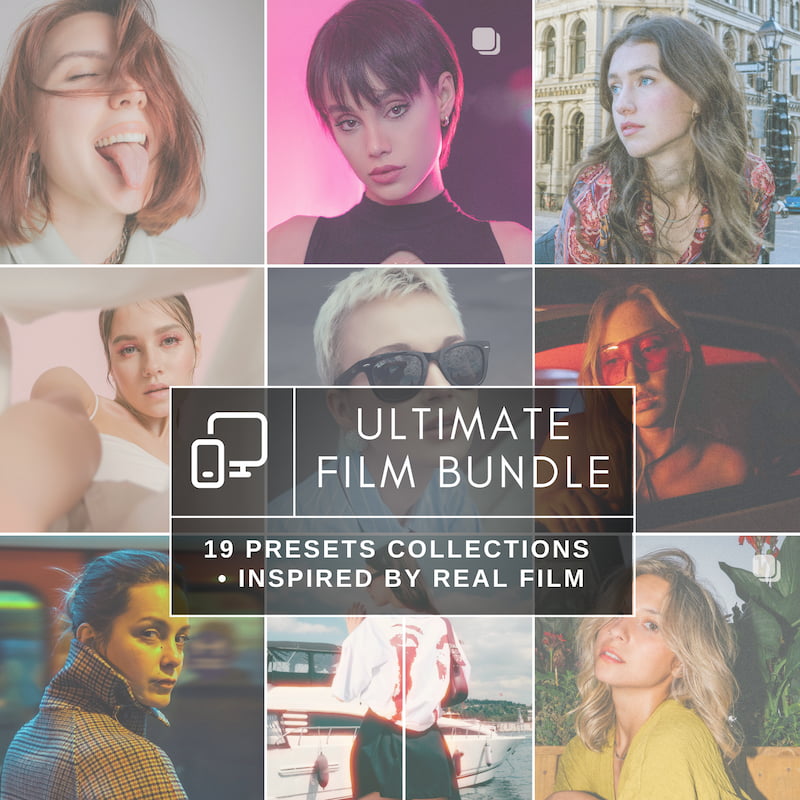 Ultimate Film Lightroom Preset Bundle — perfect for everyday edits, professional work, and mobile photography alike. These presets are inspired by real 35mm film stocks, vintage aesthetics, and analog tones, giving you effortless retro vibes in one click.
