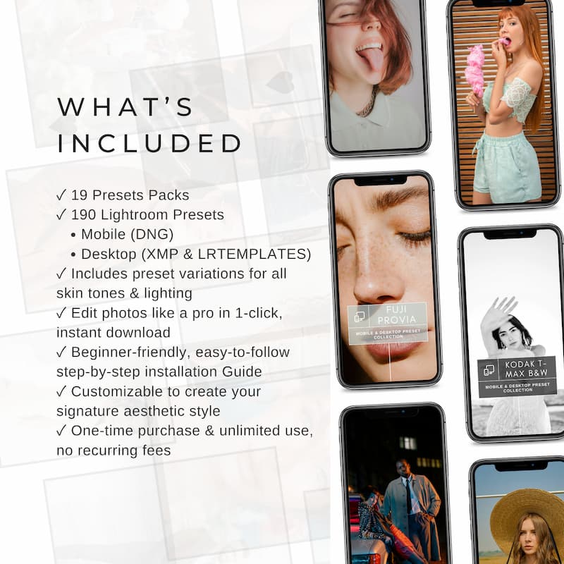 The Ultimate Film Lightroom Preset Bundle