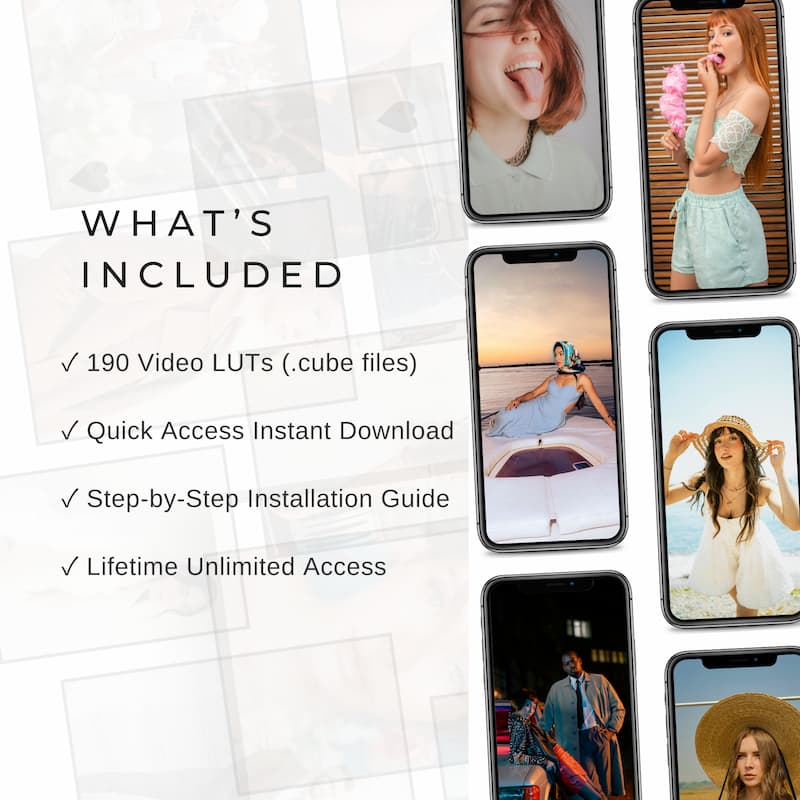 Buy Best Film Video LUTs by Play Presets.