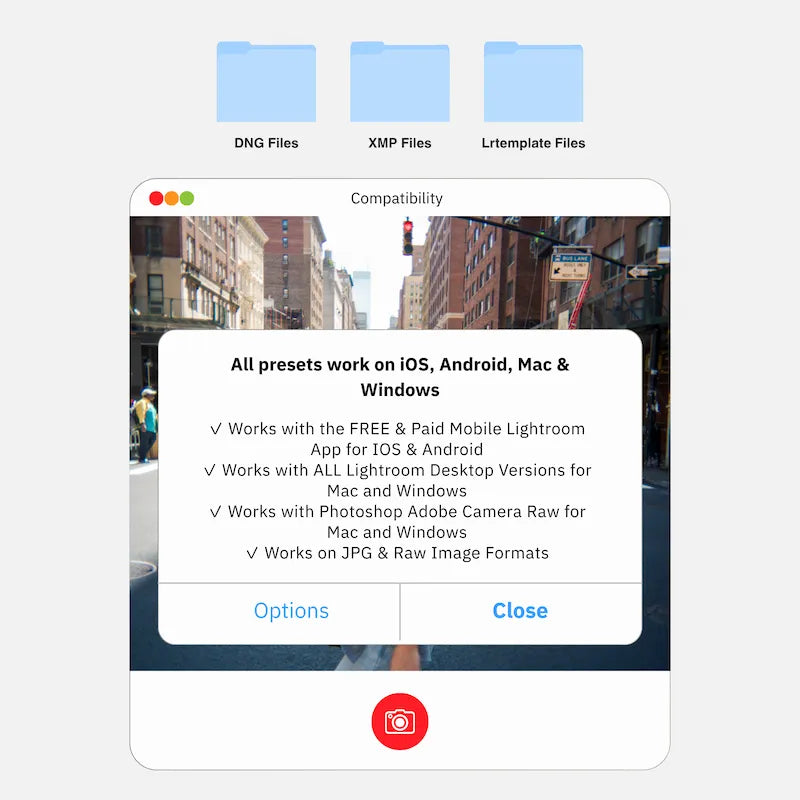 Blogger Lightroom presets compatibility on mobile and desktop devices including iOS Android Mac and Windows