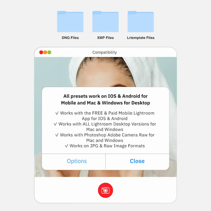 Clean Lightroom presets compatibility on mobile and desktop devices including iOS Android Mac and Windows